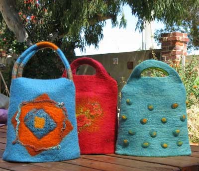 Perfectly Perky Pouches - Felted Bag Workshop